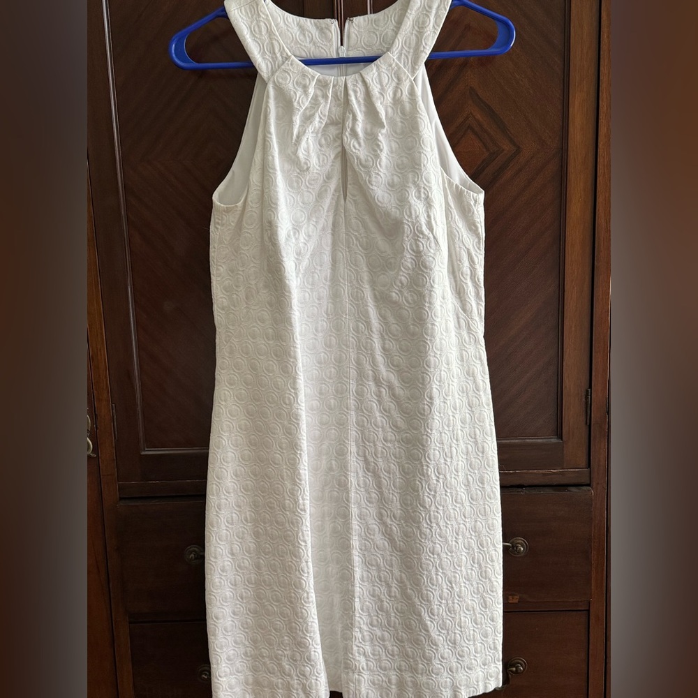 WHBM White sleeveless dress